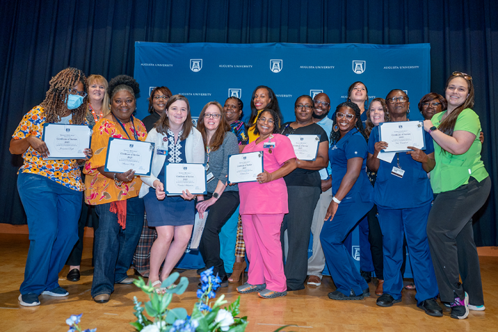 photo from article Augusta University honors service milestones of employees