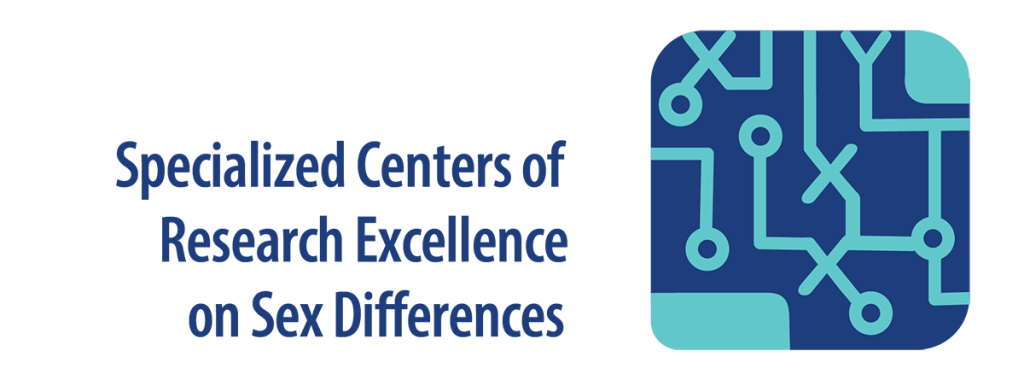 logo for the National Institutes of Health Office of Research on Women's Health initiative Specialized Center of Research Excellence no Sex Differences.