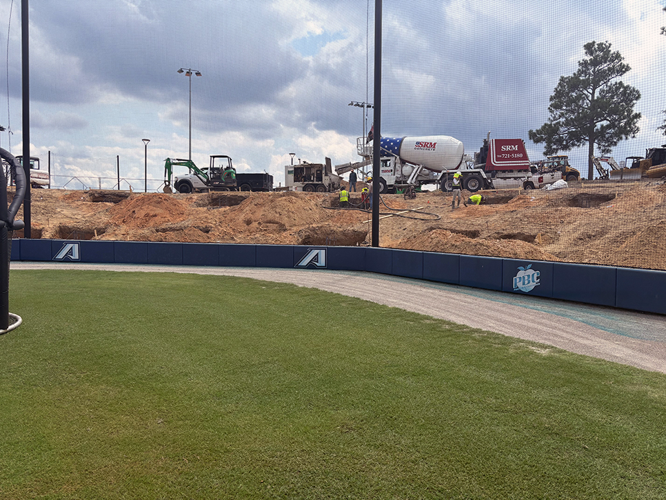 Baseball stadium construction