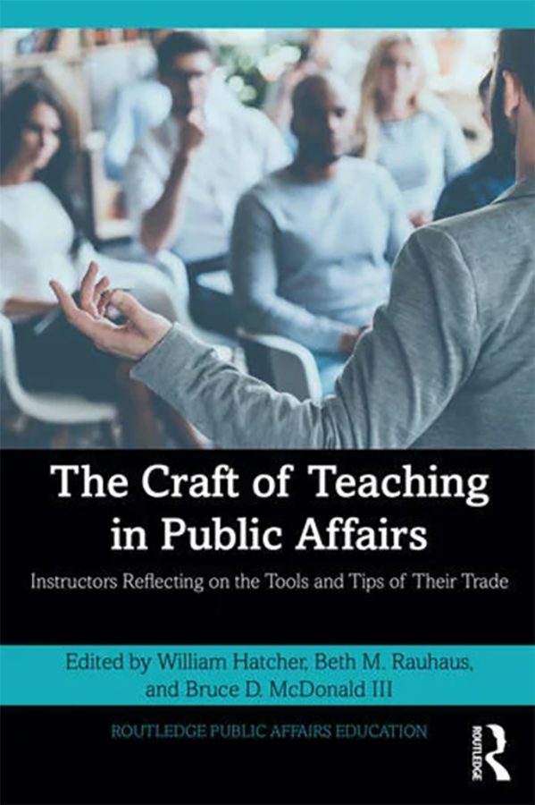 Book cover for the book "The Craft of Teaching in Public Affairs."