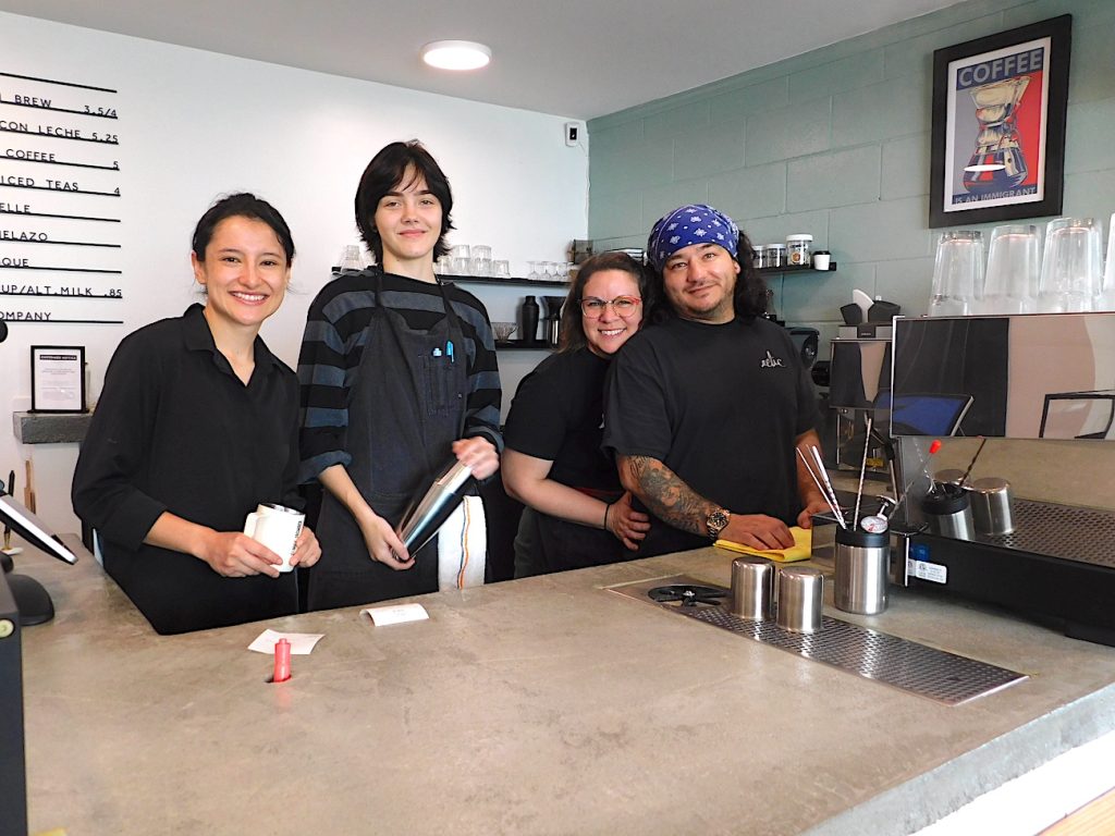 Group in a coffee house