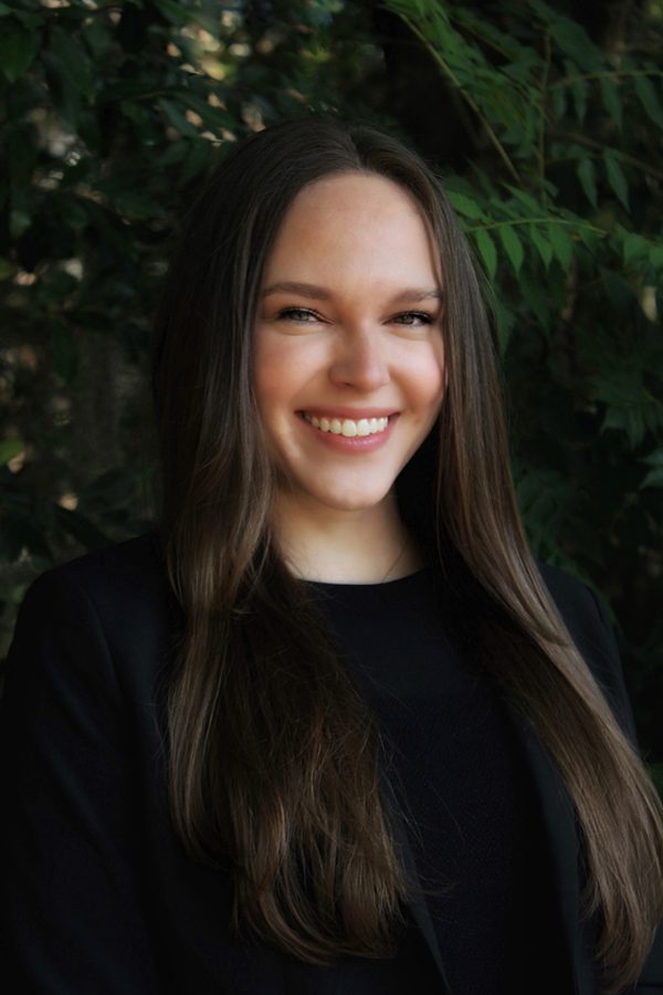 Woman smiling