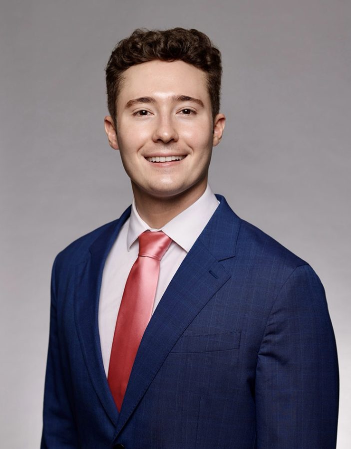 Man smiling in business suit