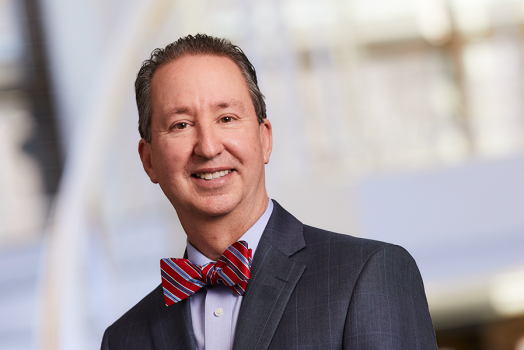 A man wearing a suit and a bowtie.