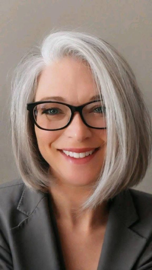 Woman smiling