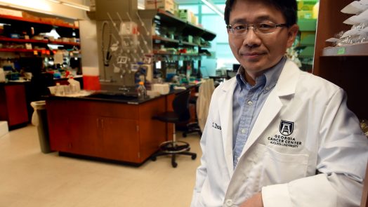 researcher in lab