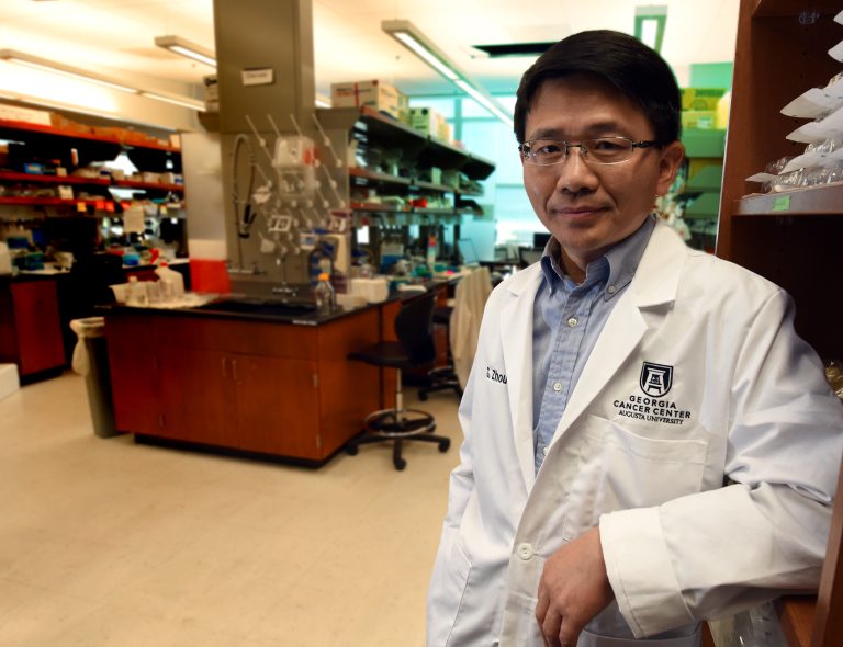 researcher in lab