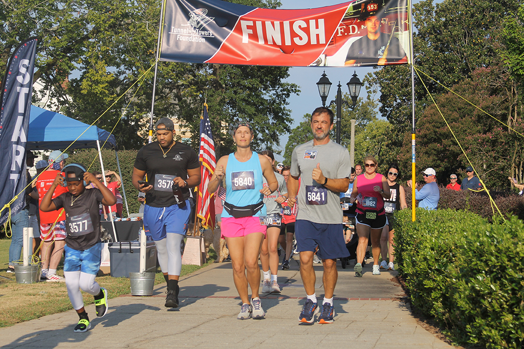 Runners at the beginning of a race