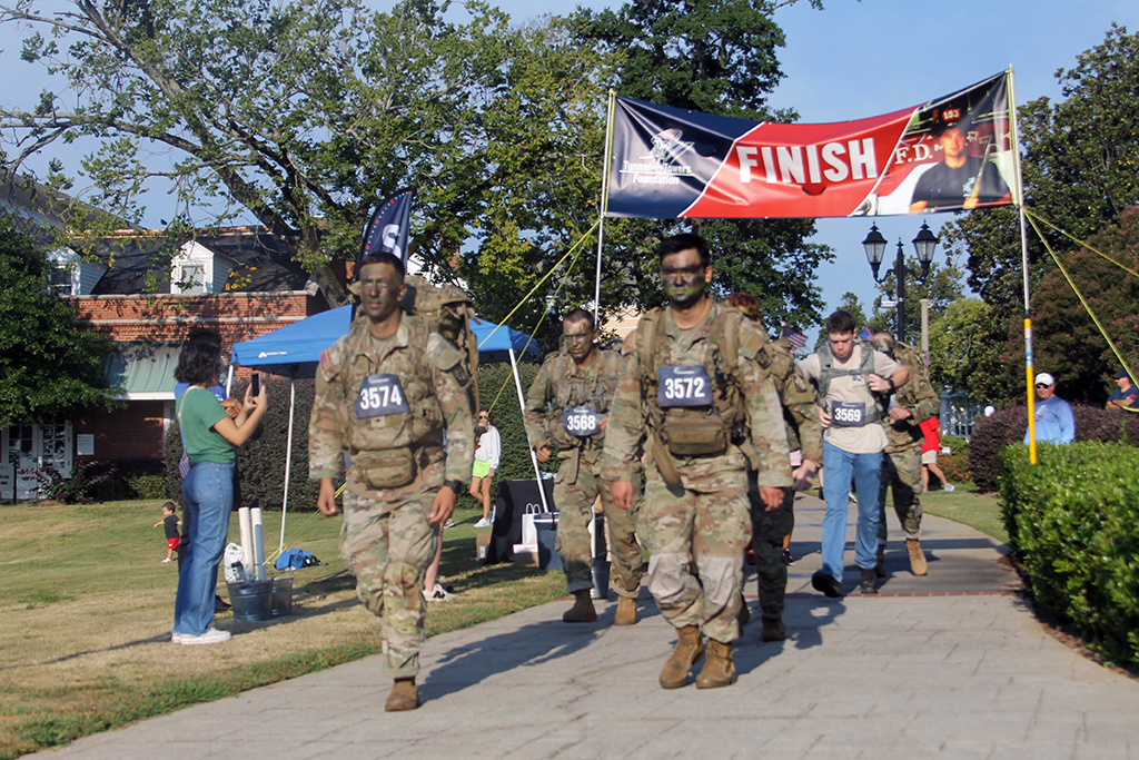 Runners at the beginning of a race