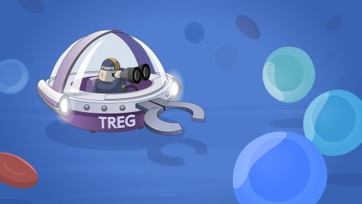 Treg immune cell illustration