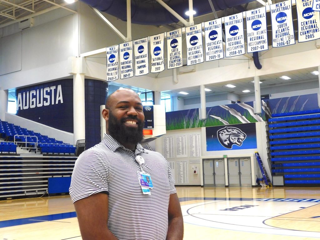 Man standing in the gym
