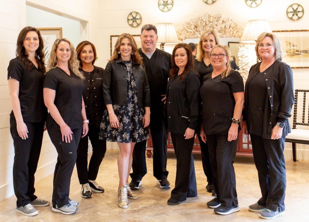 Staff at a dentist's office