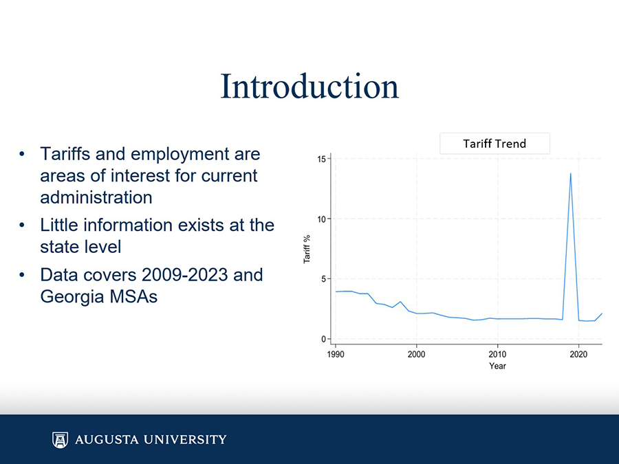 A graphic showing economic data.