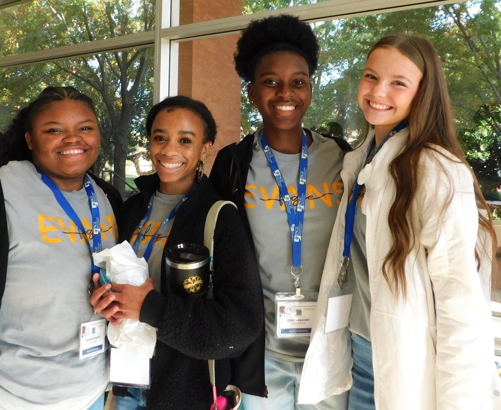 A group of Evans High School students