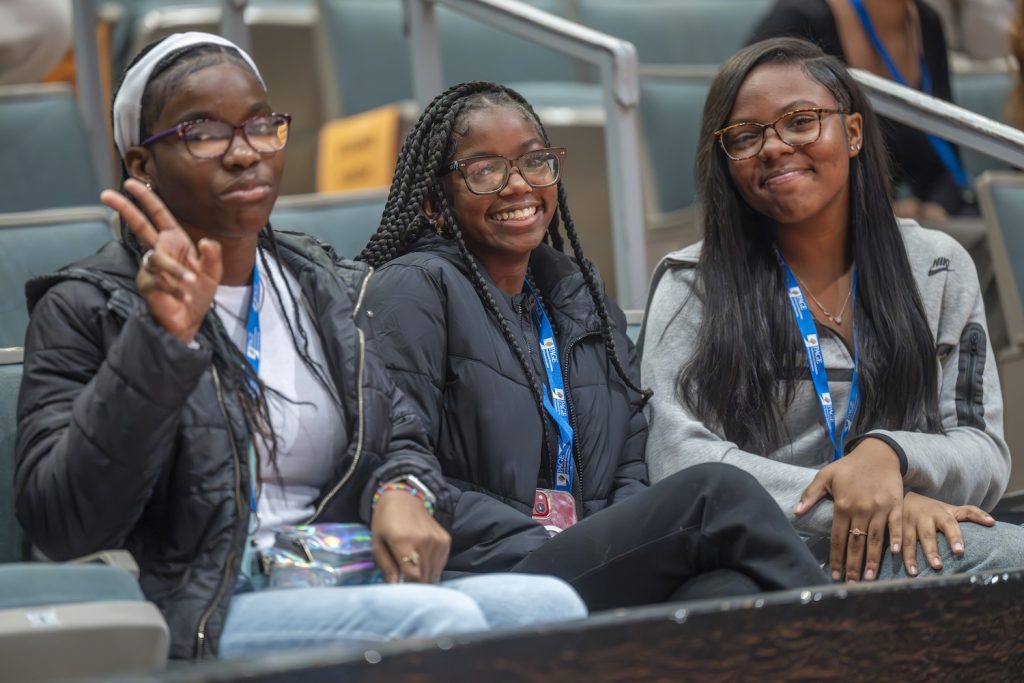 Students in a meeting