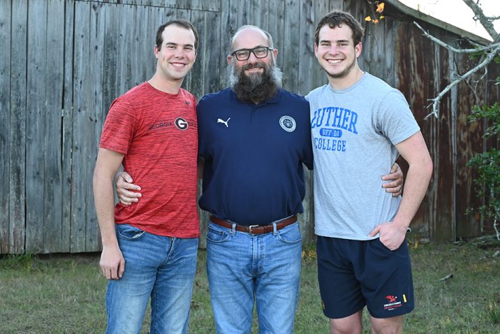 photo from article Medcalfe co-authors paper with sons on bats and infant mortality in Georgia