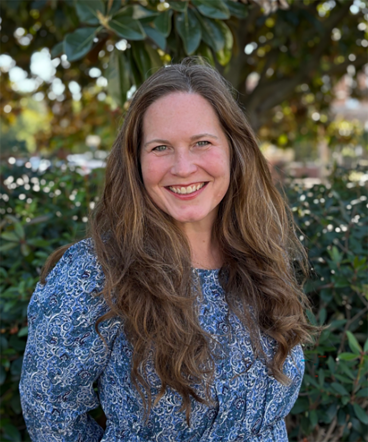 A woman standing outside.