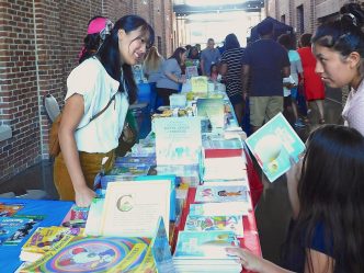 People at the Harris Literacy Center Event