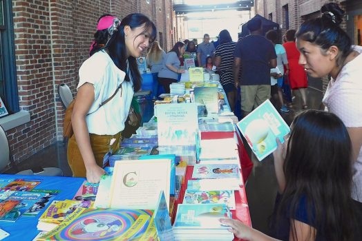 People at the Harris Literacy Center Event