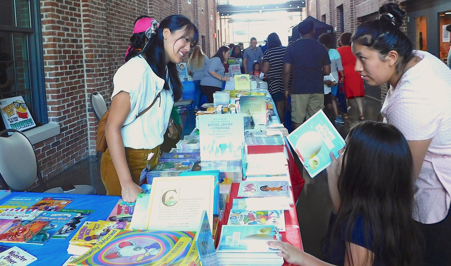 People at the Harris Literacy Center Event