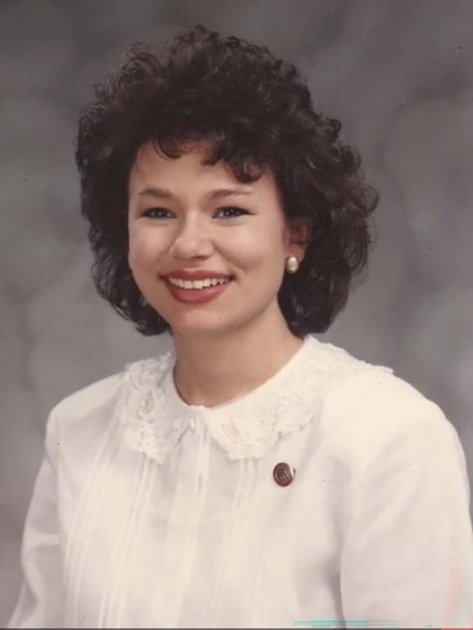 Woman smiling