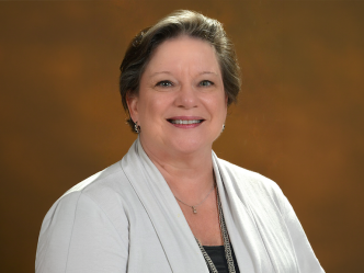 woman smiling for portrait
