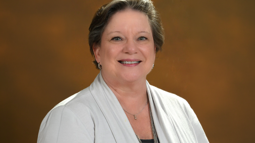 woman smiling for portrait