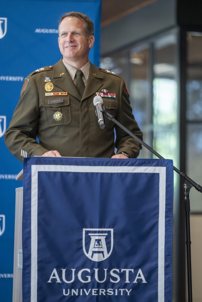 Major General speaking