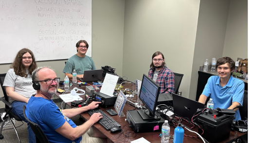 Students and faculty participate in Amateur Radio activity