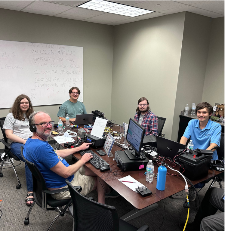 Students and faculty participate in Amateur Radio activity