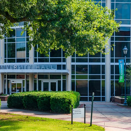 Photo of University Hall on Augusta University's Summerville Campus.