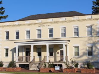 Fanning Hall's front entrance